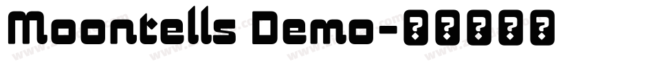 Moontells Demo字体转换
